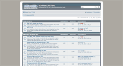 Desktop Screenshot of hpu-forum.orthomoleculaire-geneeskunde.eu
