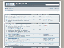 Tablet Screenshot of hpu-forum.orthomoleculaire-geneeskunde.eu